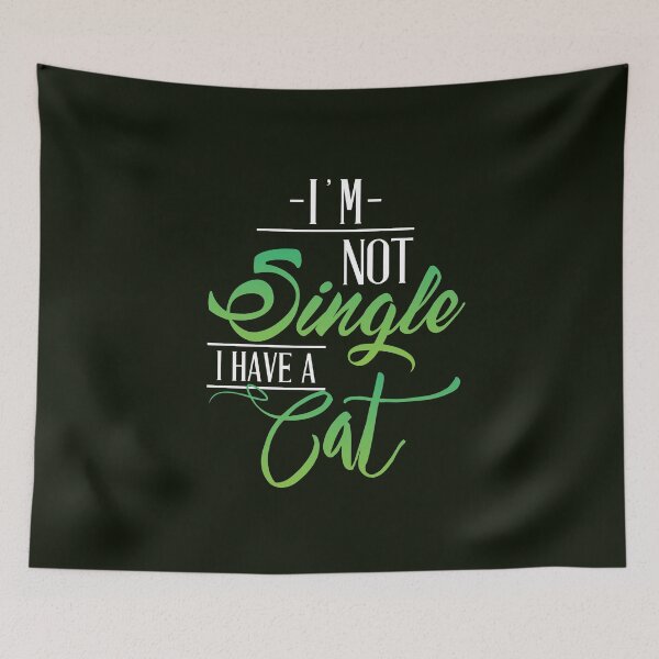 Item preview, I'm Not Single I Have a Cat Gift Idea   - Perfect Cat Quotes Graphic Sweatshirt -  Cats Funnels designed and sold by family1ststore.
