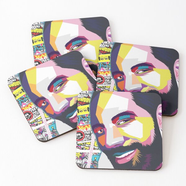 Item preview, Portrait pop art sticker bomb designed and sold by Domshirts.