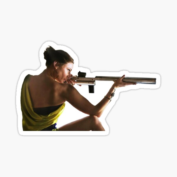 Vista previa del artículo con la obra «Ilsa Faust con una pistola», diseñado y vendido por mkeen5.