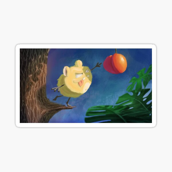 Hungry by Raccoon Secret Sticker