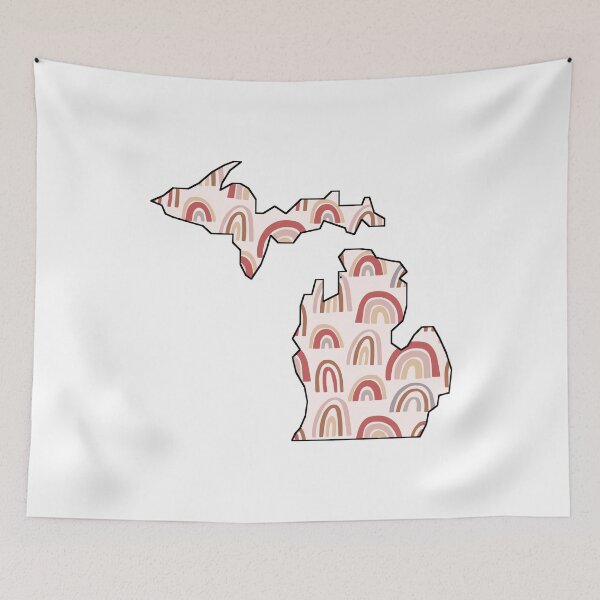 Item preview, Rainbow Michigan Outline designed and sold by annxva.