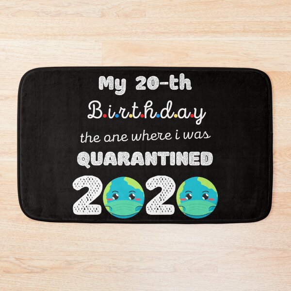 Item preview,  My 20th Birthday The One Where I was Quarantined 2020, Funny Face Mask designed and sold by YourgiftShop.