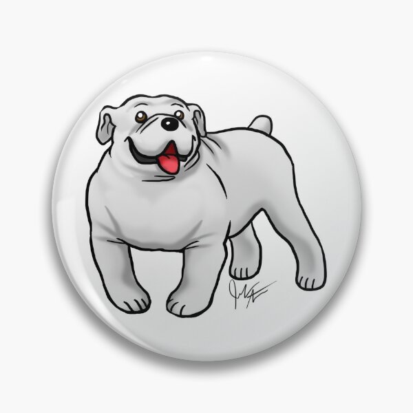 Item preview, Dog - English Bulldog - White designed and sold by Jennifer Stolzer.