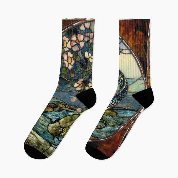 Item preview, John La Farge "The Fish" (or "The Fish and Flowering Branch") window, 1890 designed and sold by Alexandra Dahl.