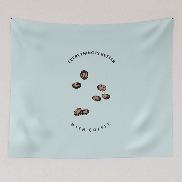 Item preview, Everything is better - With Coffee designed and sold by AladdinMktgs.