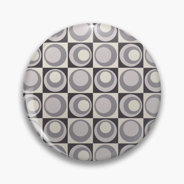 Item preview, Shades of Grey - Circle Geometric Pattern designed and sold by ilexdesigns.