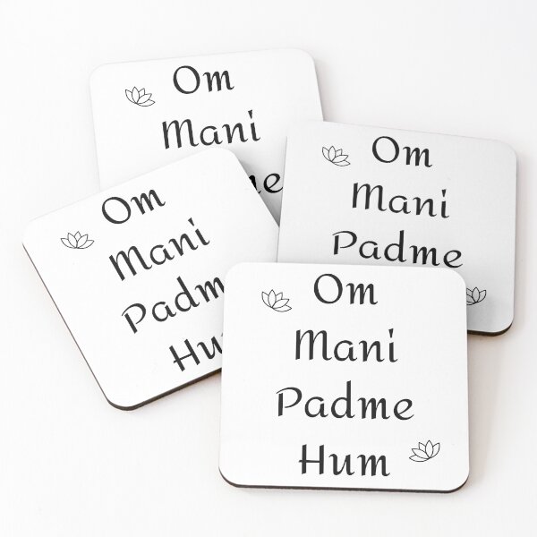 Item preview, Om Mani Padme Hum-yoga meditation mantra design designed and sold by goodguy53.