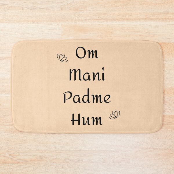 Item preview, Om Mani Padme Hum-yoga meditation mantra design designed and sold by goodguy53.