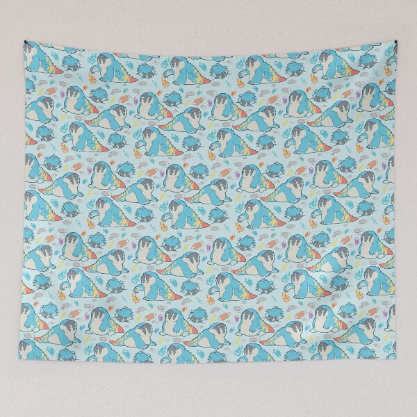 Artikelvorschau, Dodogama Party Pattern (Pastellblau) entworfen und verkauft von tojothethief.