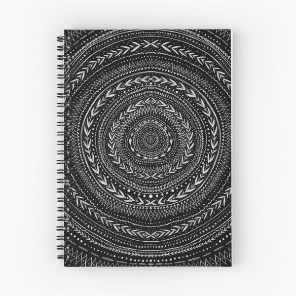 Item preview, Leaf Mandala Black designed and sold by inkedinred.