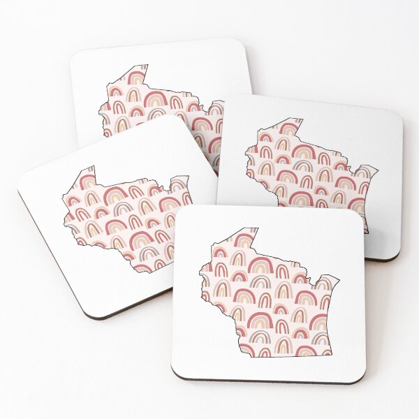 Item preview, Rainbow Wisconsin Outline designed and sold by annxva.