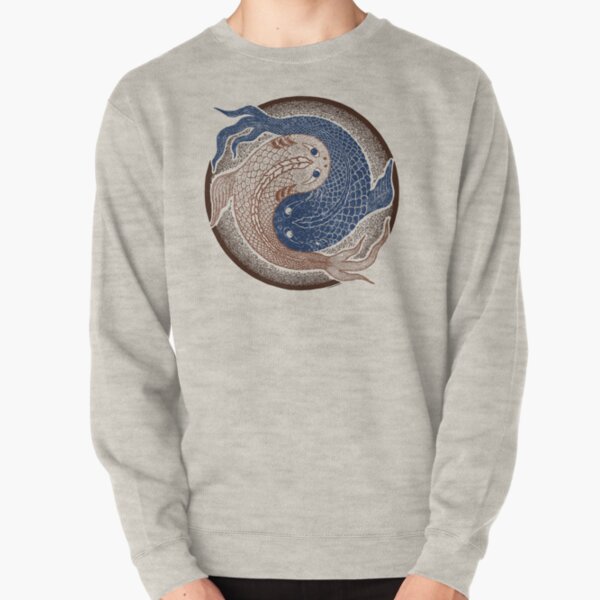yin yang fish, shuiwudao mandala Pullover Sweatshirt