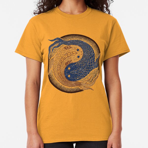yin yang fish, shuiwudao mandala Classic T-Shirt