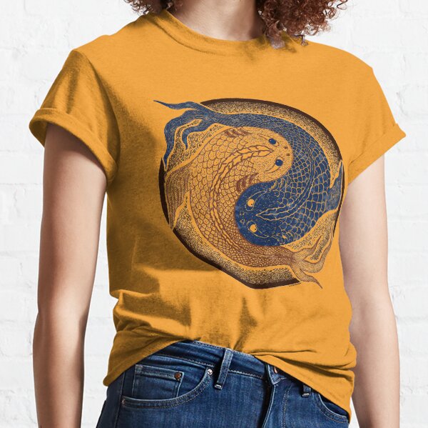 yin yang fish, shuiwudao mandala Classic T-Shirt