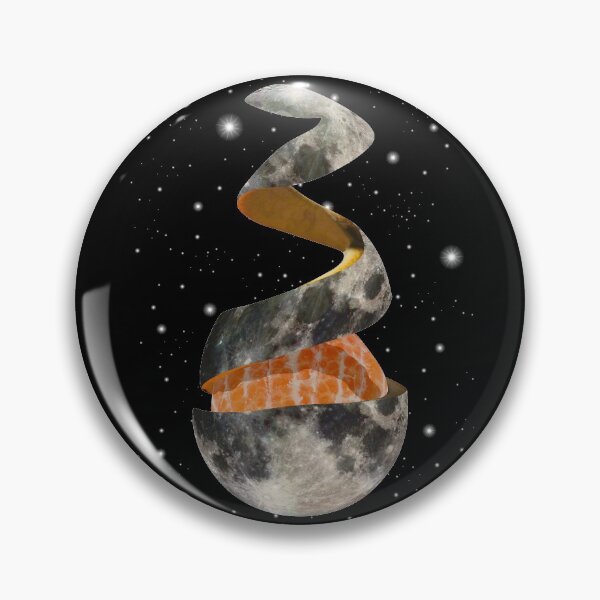 Item preview, Lunar Fruit - Orange Moon designed and sold by Rahdoo.