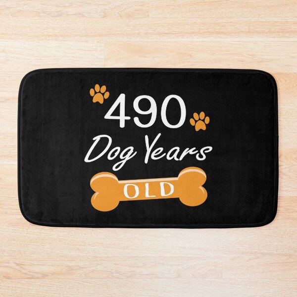 Item preview, 490 Dog Years Old Funny 70th Birthday Puppy Lover design designed and sold by Grabitees.