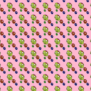 Artwork thumbnail, Pattern Zombies by Razan4U