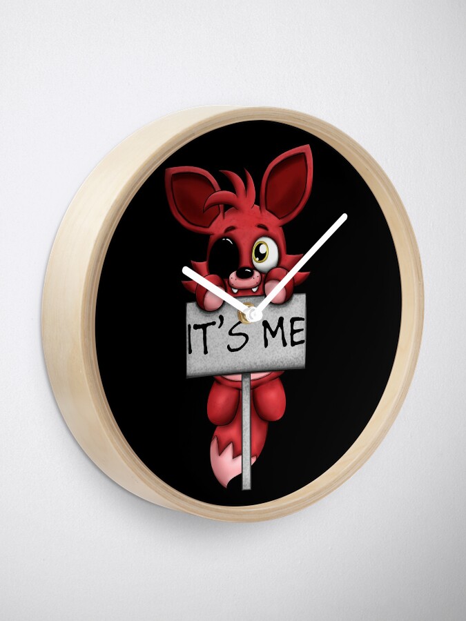 FNAF Plush Foxy Clock for Sale by Amberlea-draws
