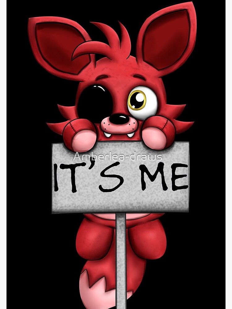 FNAF Plush Foxy Spiral Notebook for Sale by Amberlea-draws