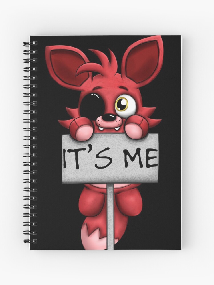 FNAF Plush Foxy Spiral Notebook for Sale by Amberlea-draws