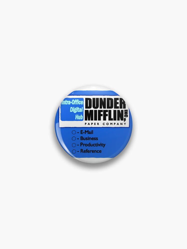 dunder mifflin computer wallpaper Greeting Card for Sale by jserazio1