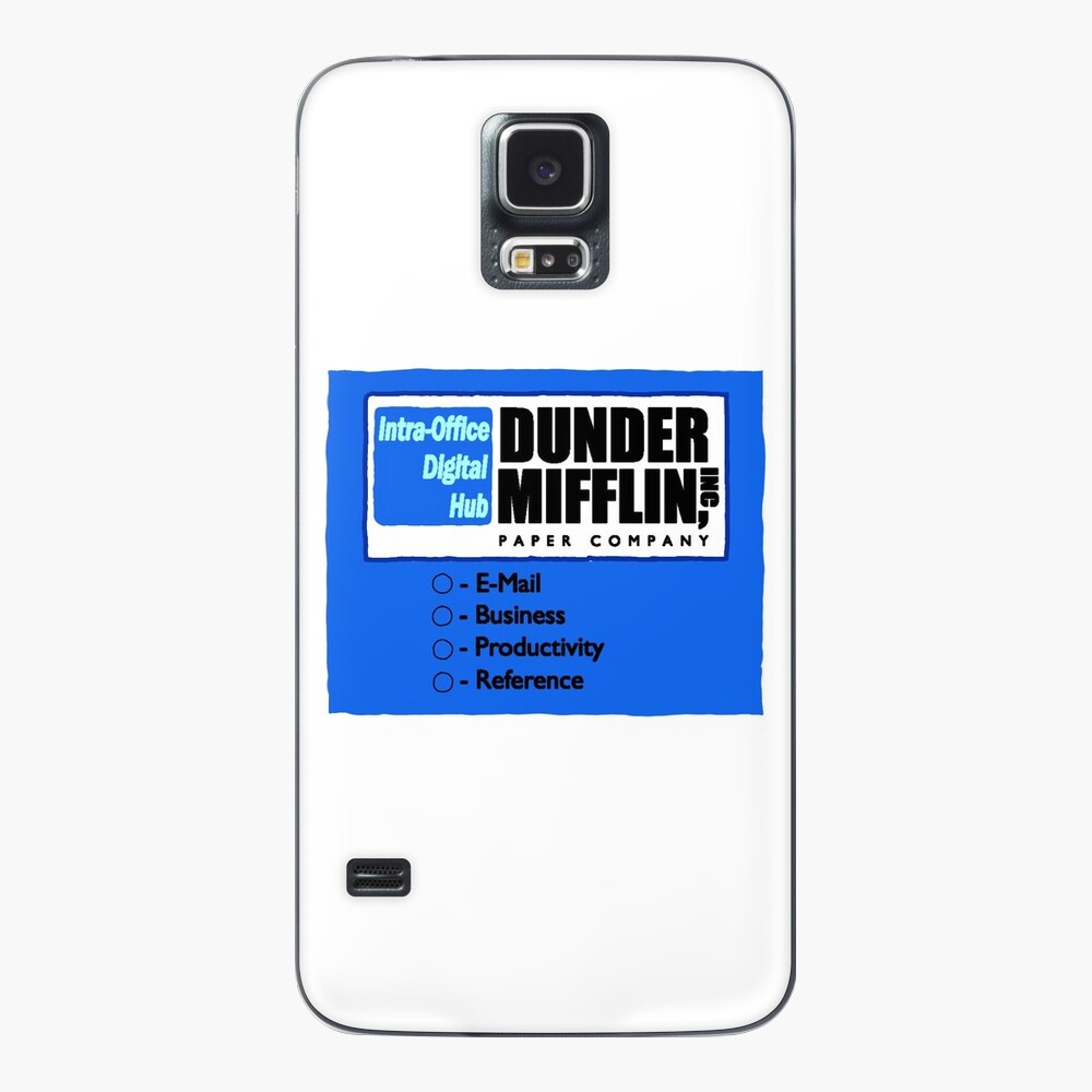 dunder mifflin computer wallpaper Sticker for Sale by jserazio1