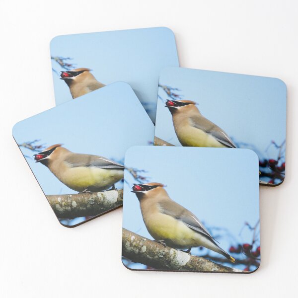 Item preview, Cedar Waxwing with a Rowan Berry designed and sold by Penwortham.