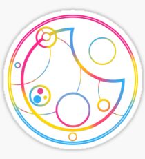 Pansexual in Circular Gallifreyan Sticker