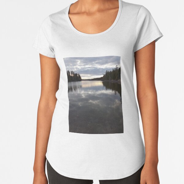 Oven Head in Evening, New Brunswick Premium Scoop T-Shirt