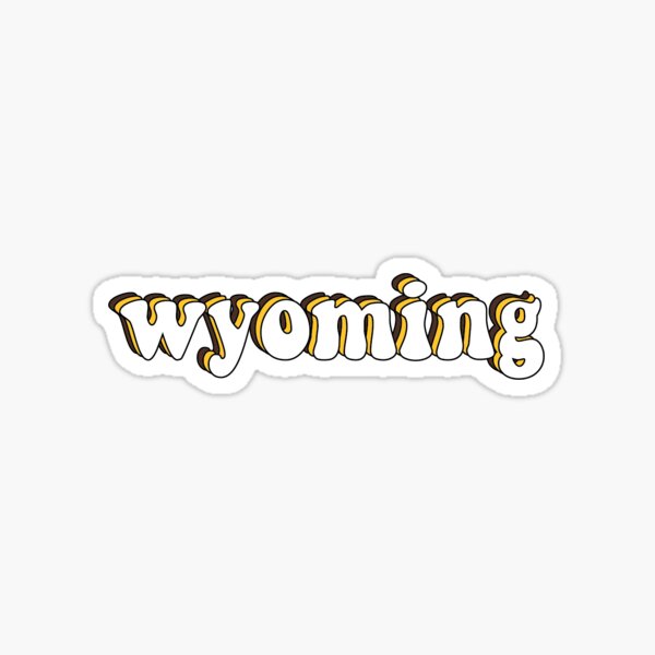 Item preview, Retro Wyoming designed and sold by ktp100.