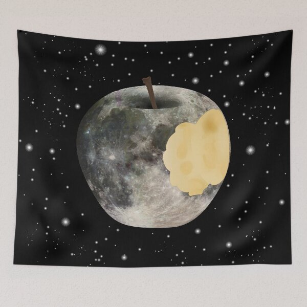 Item preview, Lunar Fruit - Apple Moon designed and sold by Rahdoo.