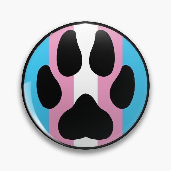 Item preview, Paw in a circle - Pride (Trans) designed and sold by storm-fox-art.