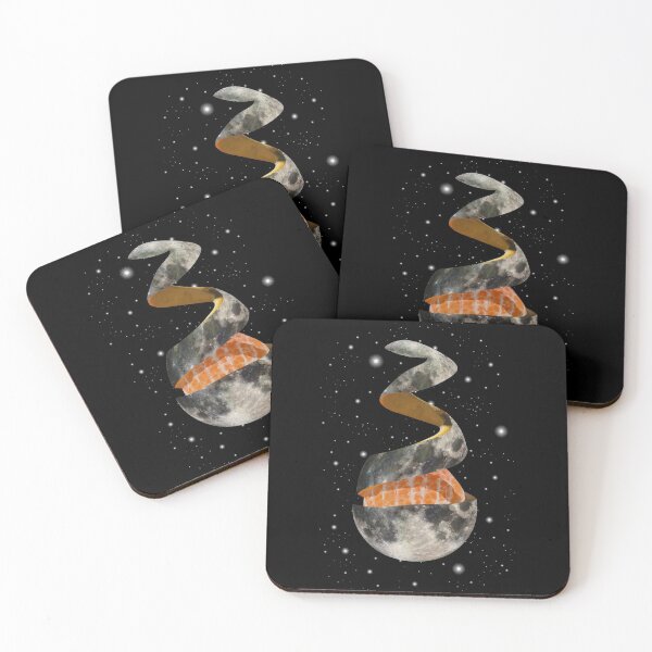 Item preview, Lunar Fruit - Orange Moon designed and sold by Rahdoo.