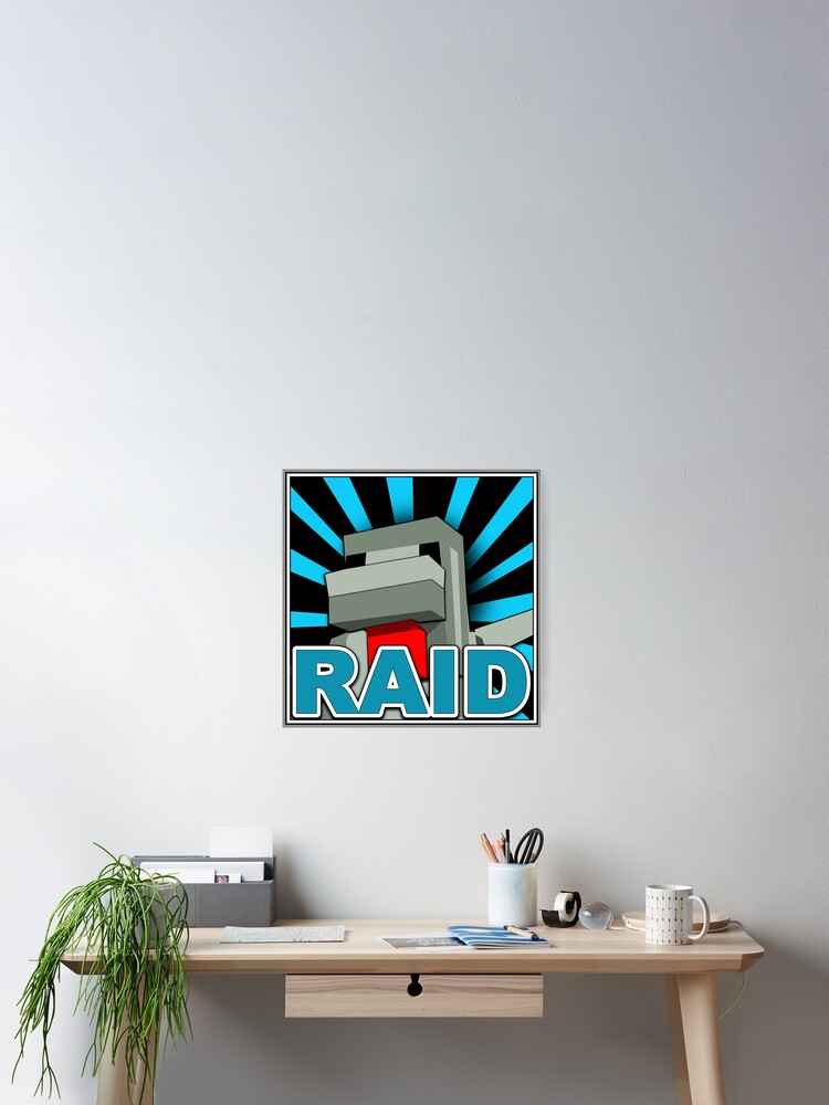 Raid Twitch Emote Poster By Jackelwolf Redbubble