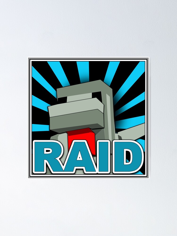 Raid Twitch Emote Poster By Jackelwolf Redbubble