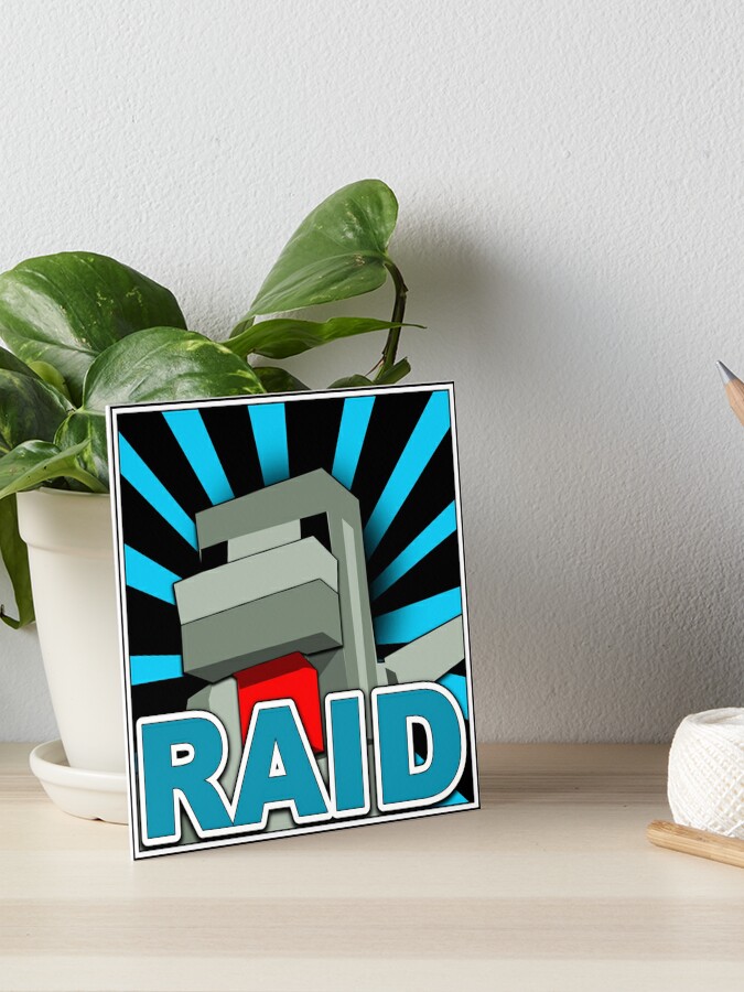 Raid Twitch Emote Art Board Print By Jackelwolf Redbubble