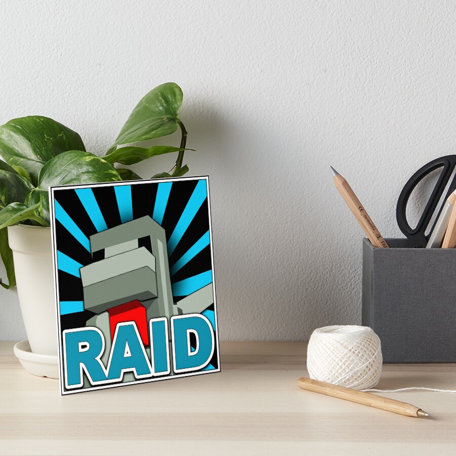 Raid Twitch Emote Art Board Print By Jackelwolf Redbubble