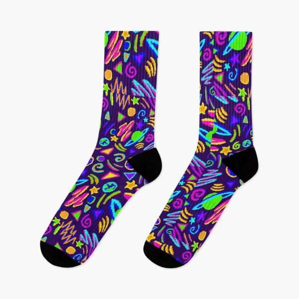 Item preview, Multicolored neon space design  designed and sold by nopemom.