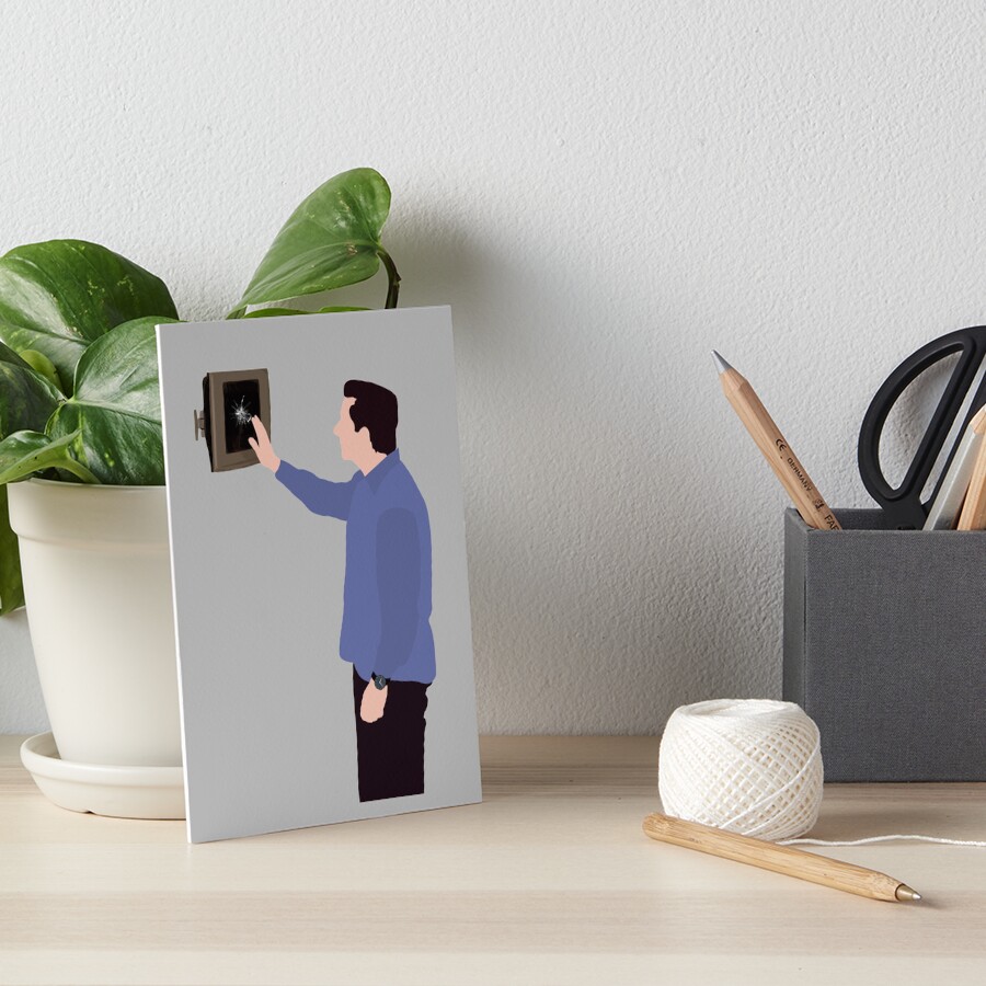 "Michael Scott and His 200 Plasma Screen TV." Art Board Print for