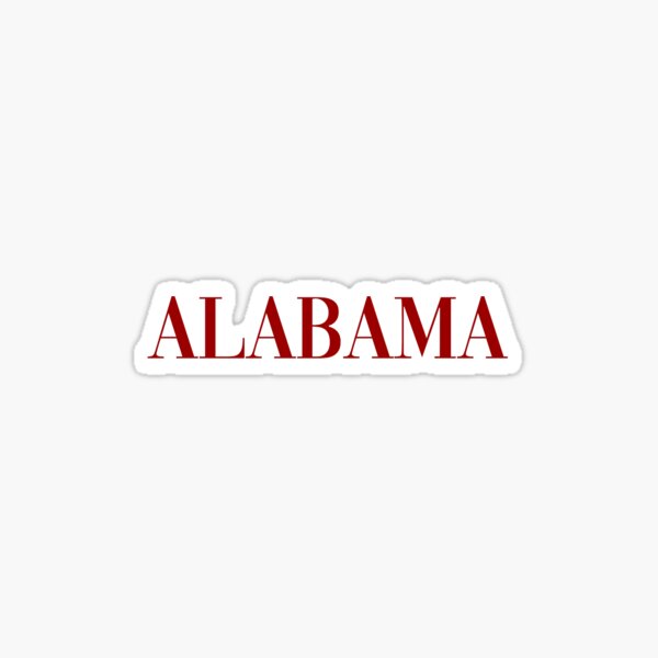 Item preview, ALABAMA STICKER designed and sold by erisullivan.