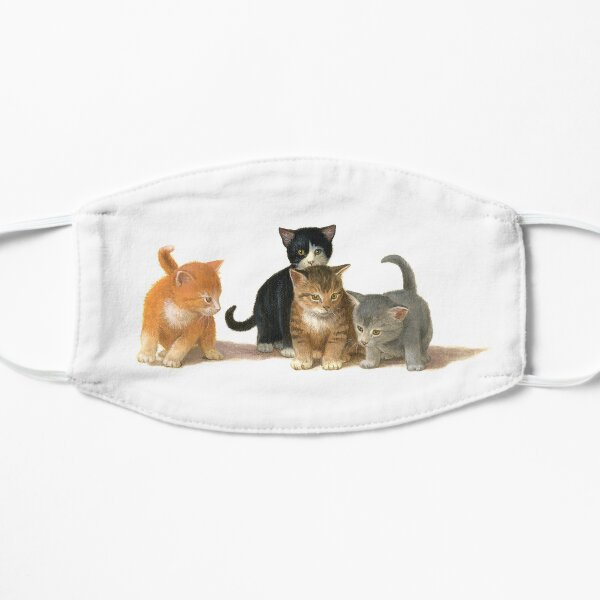 Cute Kittens Flat Mask