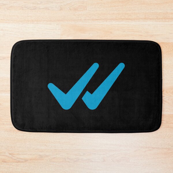 Item preview, Social Distancing Double check 2020 BLUE (Covid-19 mask chat people talking app) designed and sold by frikybomb.