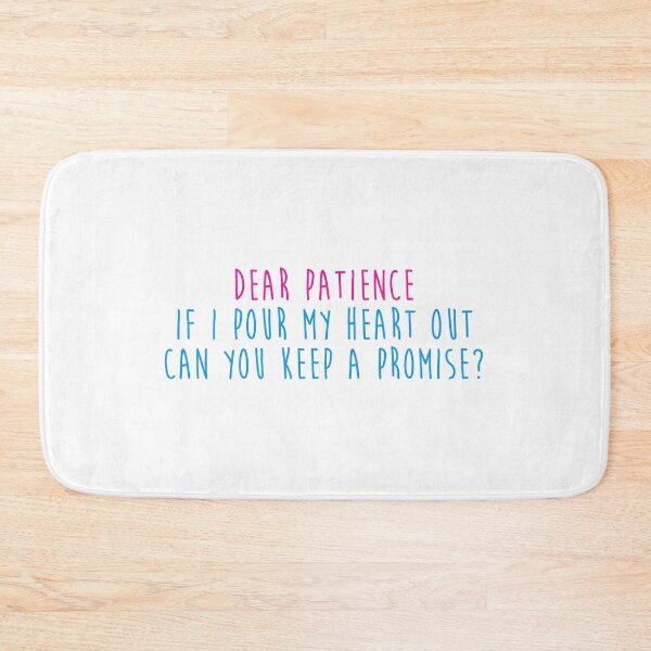 Item preview, Dear Patience Niall Horan designed and sold by RafaTakami.
