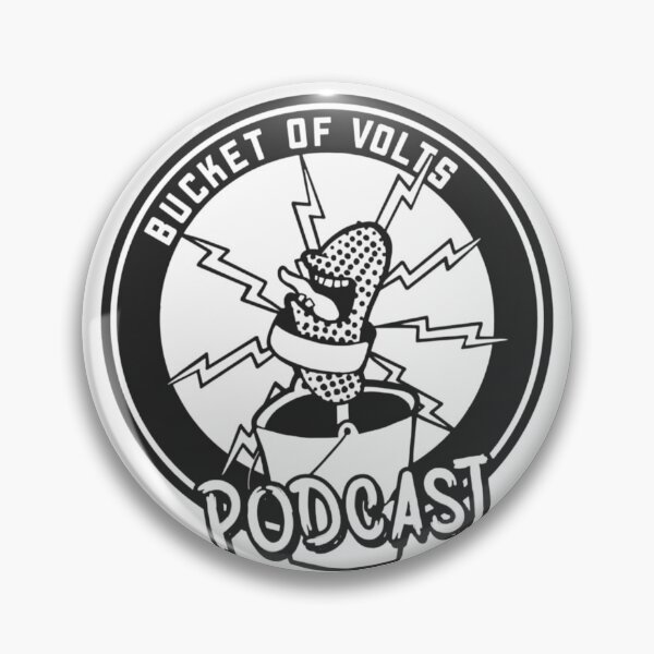 Item preview, bucket of volts classic logo blk n wht designed and sold by HacknStack.