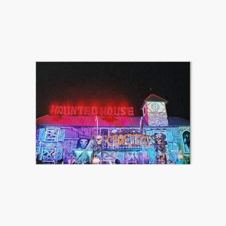 Haunted Hause Art Board Print