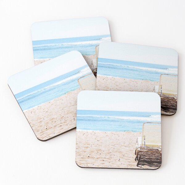 Item preview, sandy beach with blue water in summer designed and sold by Mrvell.