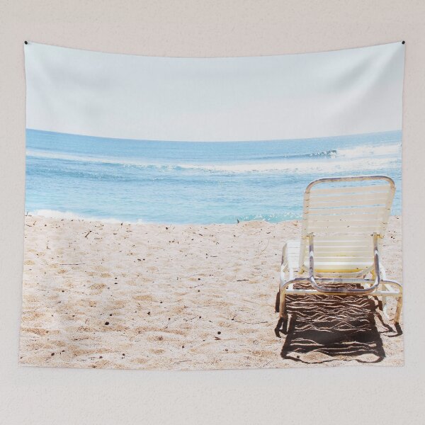 Item preview, sandy beach with blue water in summer designed and sold by Mrvell.