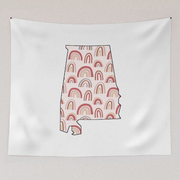 Item preview, Rainbow Alabama Outline designed and sold by annxva.