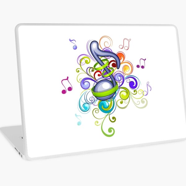Music in the air Laptop Skin