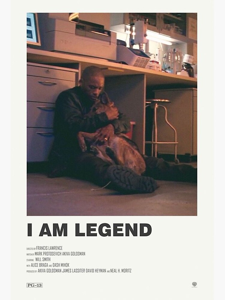 I Am Legend Alternate Movie Poster Art Board Print By Morganber Redbubble